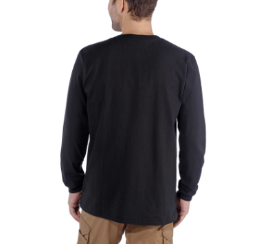 Carhartt Miesten Heavyweight pitkähihainen Logo paita